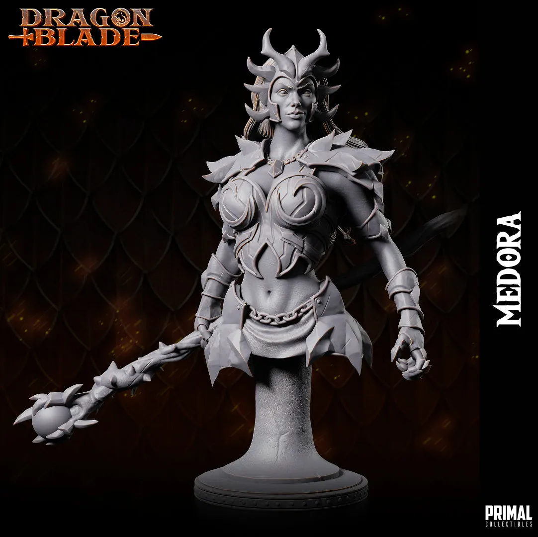 DNDDGL - Takhisis Dark Dragon Queen Medora Dragonlance mini