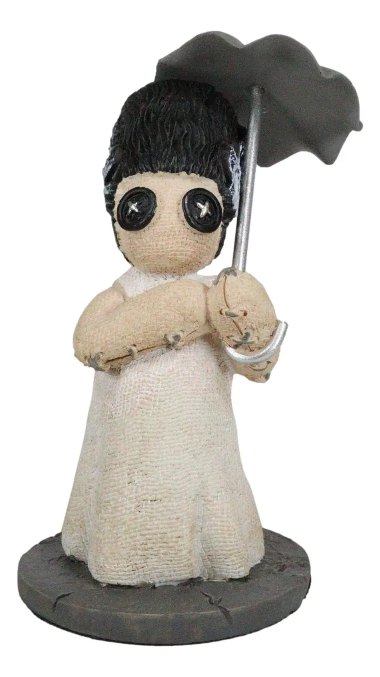 Ebros Pinheadz Monster with Voodoo Stitches Figurine 4.25"H (Mrs Frankenstein)