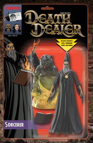 FRANK FRAZETTA DEATH DEALER VOL 2 #6 CVR C 5 COPY INCV SORCERER ACTION FIGURE