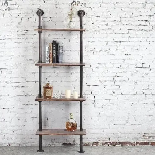 Industrial Pipe Shelves