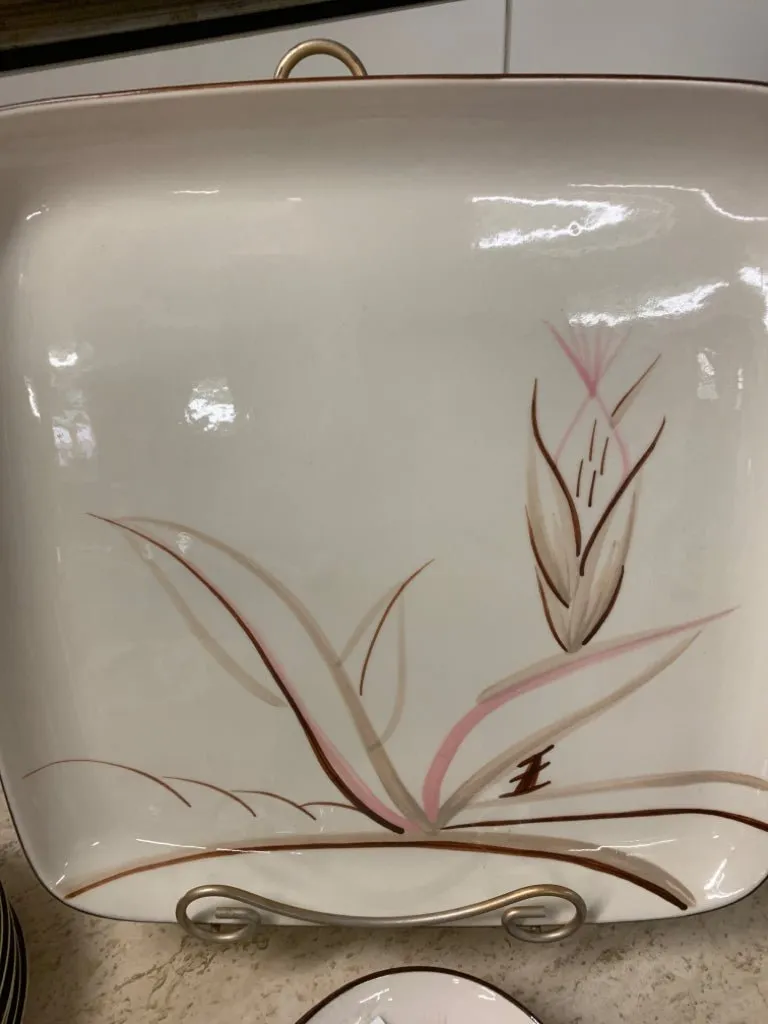 Ivory W by Worth Platter