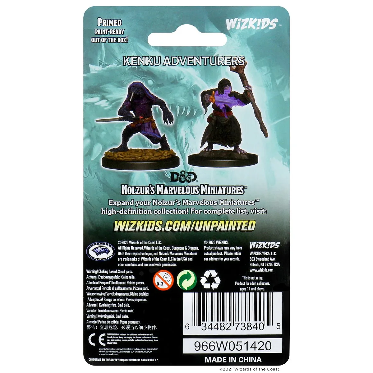 Kenku Adventurers: Nolzurs Marvelous Miniatures Wave 10