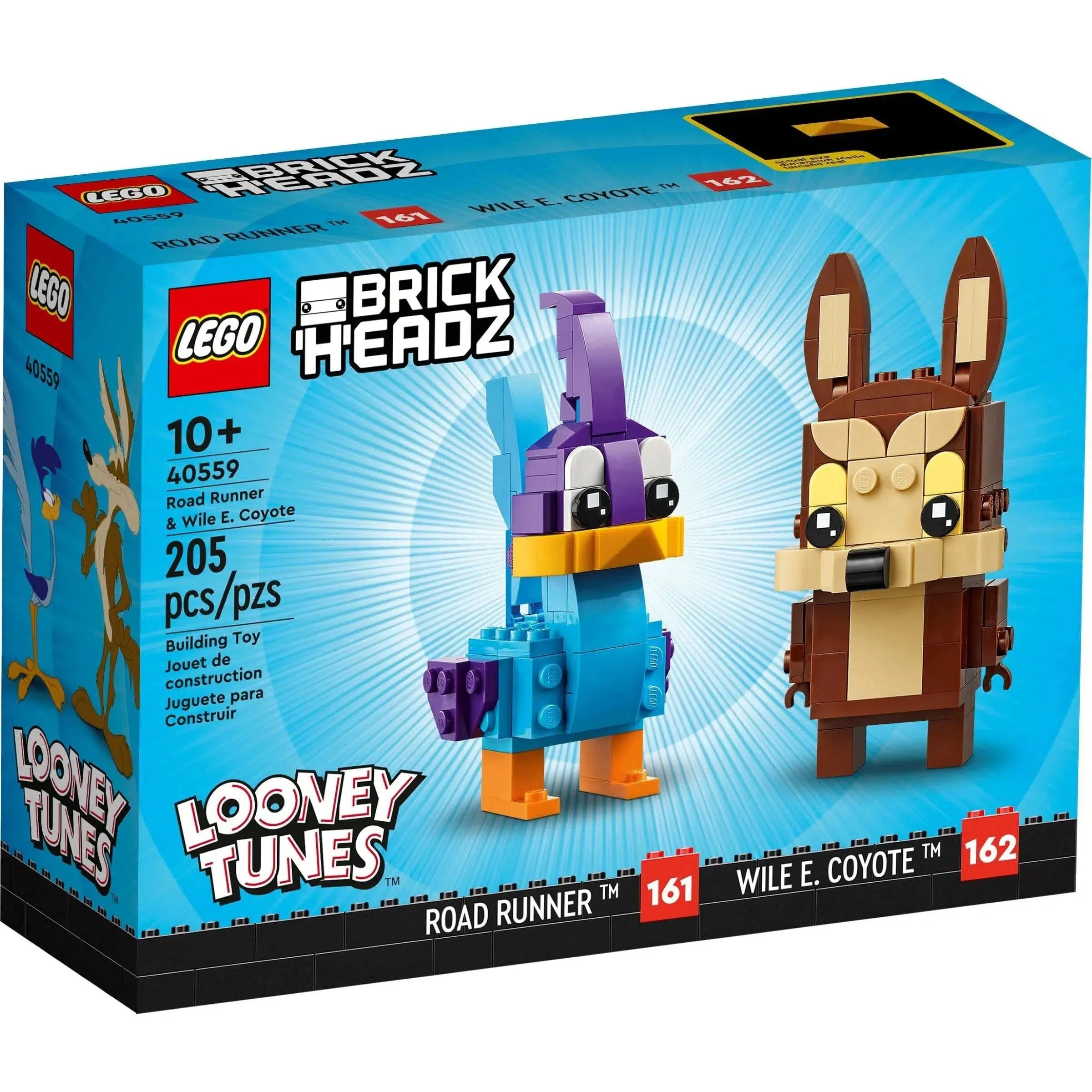 LEGO [BrickHeadz: Looney Tunes] - Road Runner & Wile E. Coyote (40559)