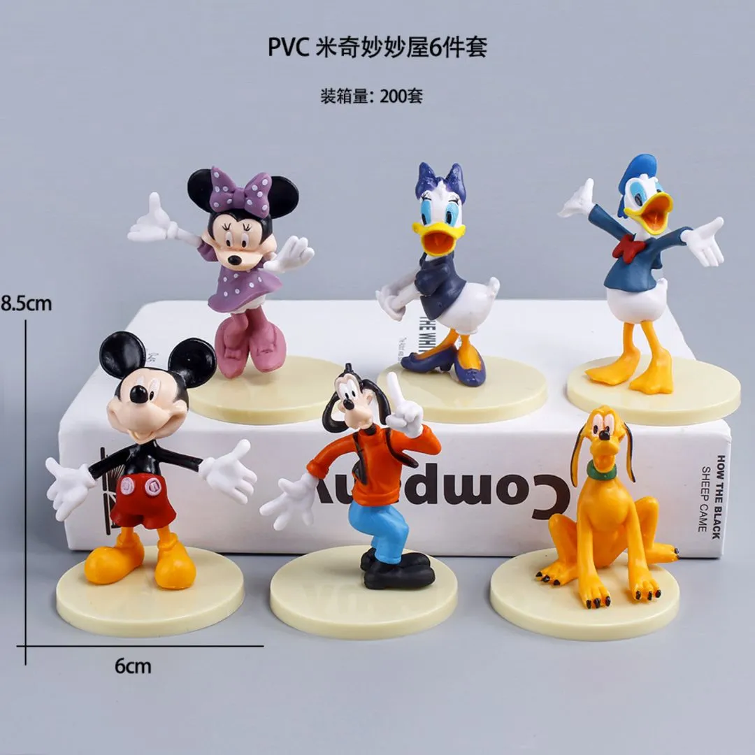 Mickey and Friends Figurines | Car Decor Cartoon Set