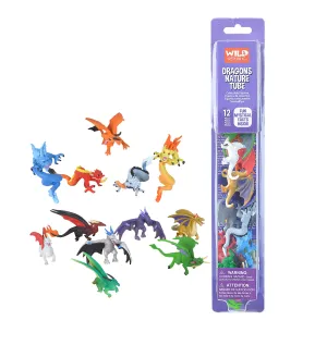 Tube of Dragon Figurines